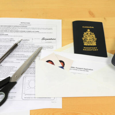 What are the requirements needed for a new passport